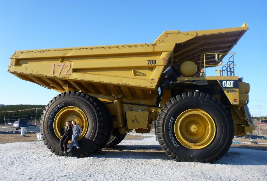 Holly with a Haul truck | Coach for women in male-dominated industries