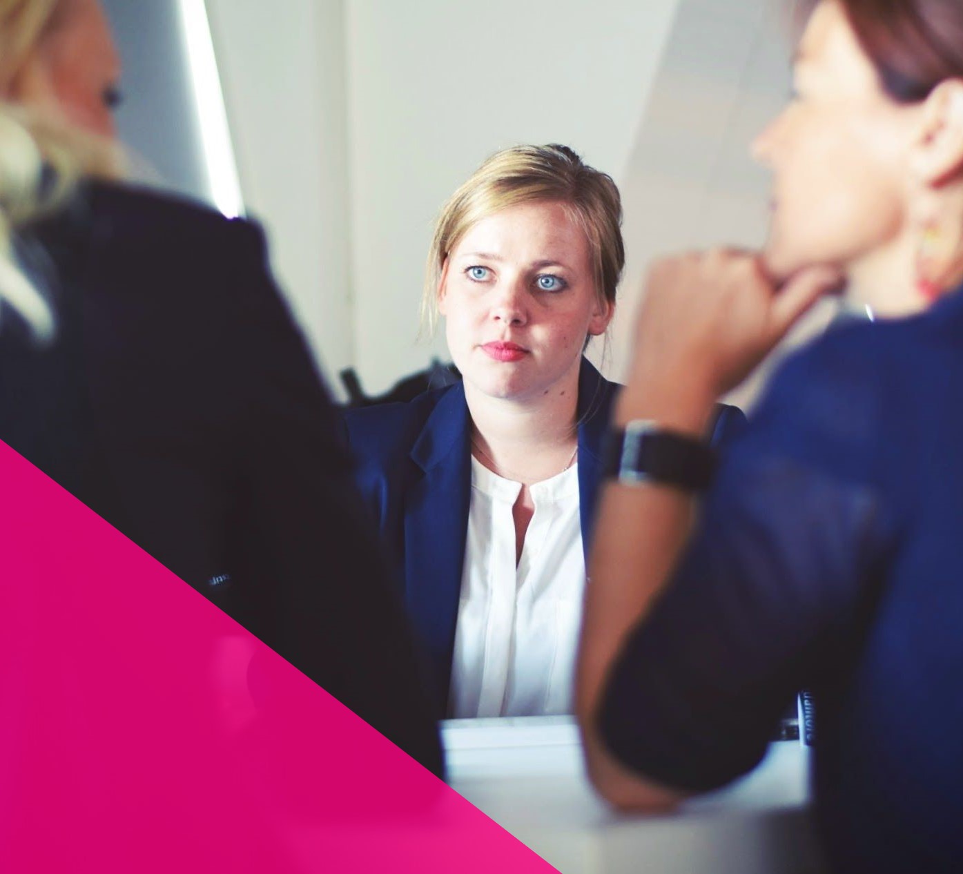 Career coaching | Woman in a job interview 